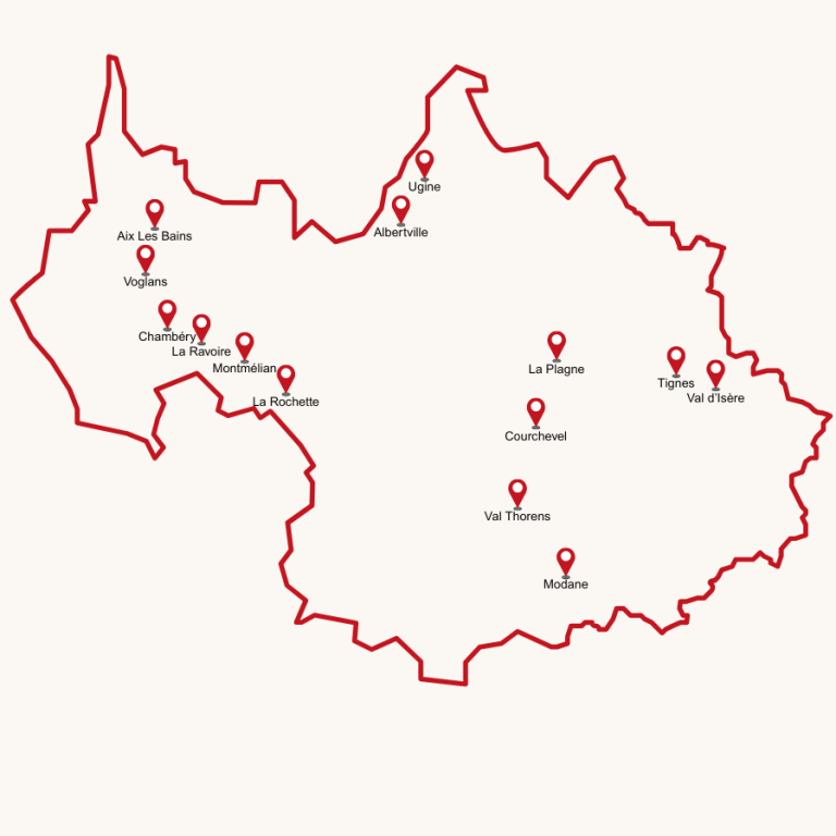 74 NETT intervient pour tous types de nettoyages sur l'ensemble du département de la SAVOIE La société de nettoyage 74 NETT propose la carte des villes où elle intervient dans l'ensemble de la Savoie